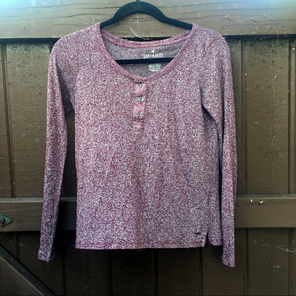 American Eagle Outfitters Red Top